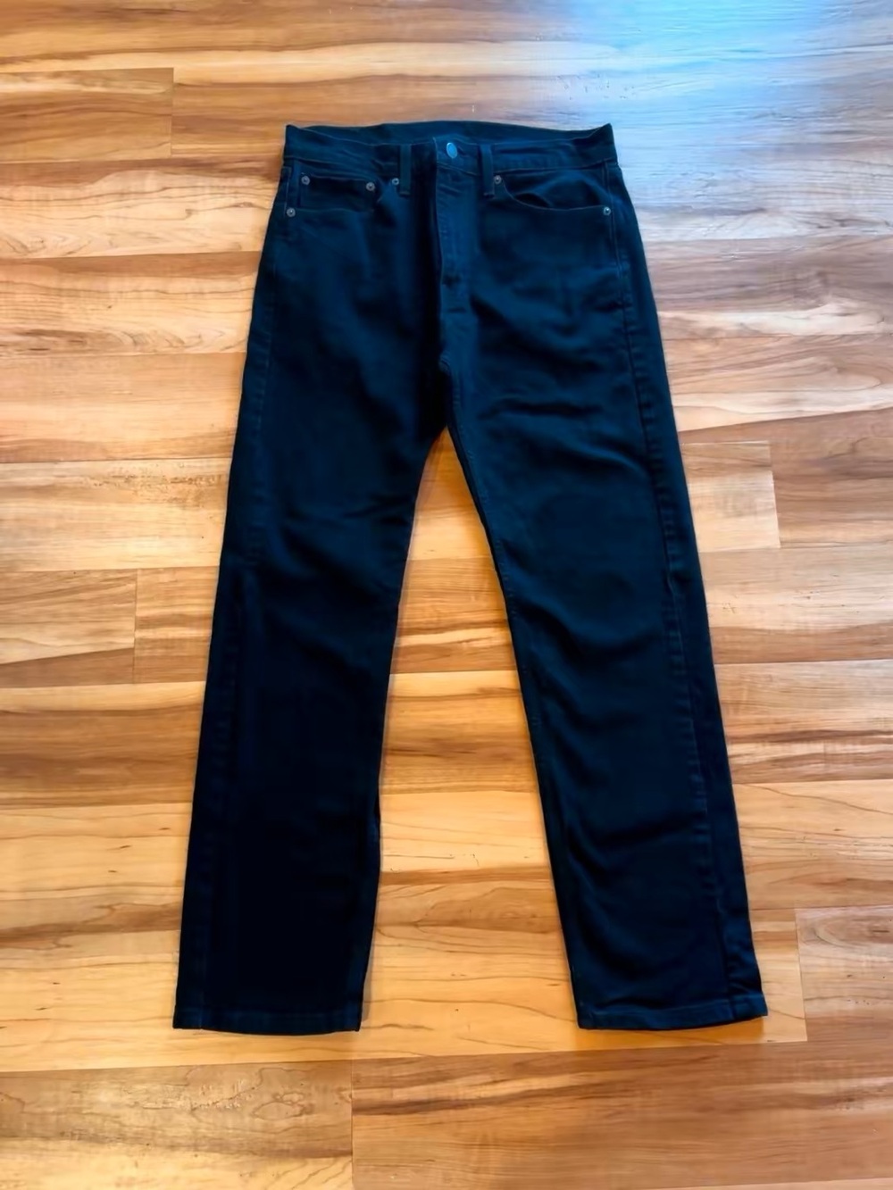 Levi’s 505 Men’s Black Regular Fit Straight Leg Jeans 32x30 Unworn